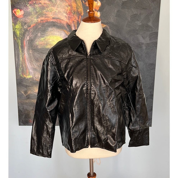 BP. Jackets & Blazers - NWT Nordstrom BP. Zip up with color Shiny Pleather Faux leather jacket size M